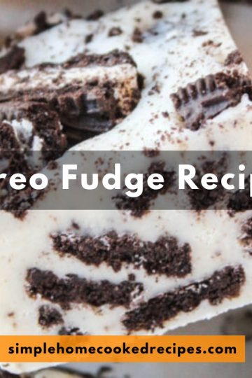 Oreo Fudge Recipe