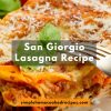 san giorgio lasagna recipe